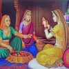 Indian Women Trying Bangles diamond painting