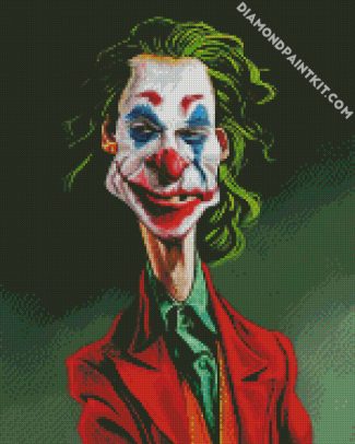 Joker Caricature diamond painting