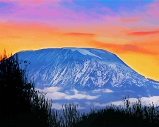 Kenya Kilimanjaro Mountain diamond painting