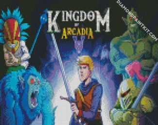 Kingdom Of Arcadia Video Game diamond painting