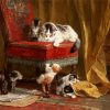 Kittens On Chair diamond painting