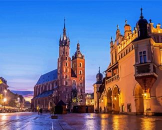 Krakow St Marys Basilica diamond painting