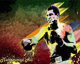 Legend Muhammad Ali diamond painting