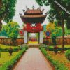 Literature Temple Hanoi Vietnam diamond painting