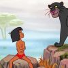 Little Mowgli And Bagheera diamond painting