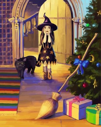 Little Witch diamond painting
