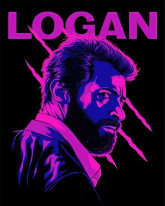 Logan The Wolverine diamond painting