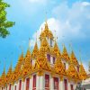 Loha Prasat Temple In Bangkok Thailand diamond painting