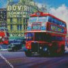 London Bus diamond painting