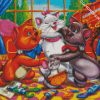 Marie Toulouse And Berlioz Cats diamond painting