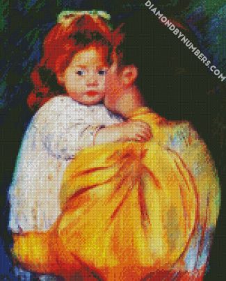 Maternal Kiss diamond painting