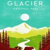 Montana Glacier National Park Poster diamond painting