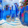 Morocco Chefchaouen diamond painting