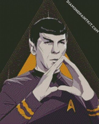 Mr Spock Star Trek diamond painting