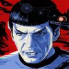 Mr Spock Star Trek Illustration diamond painting