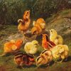 Nine Chicks diamond painting