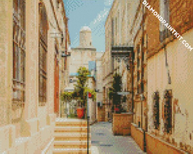 Old Streets In Baku diamond painting