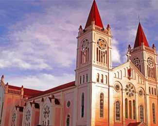 Our Lady Of Atonement Cathedral Baguio Philippines diamond painting