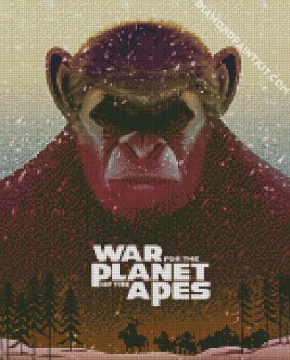 Planet Of The Apes Poster diamond painting