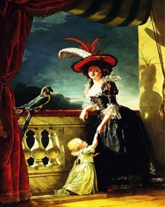 Portrait Of Elisabeth Of France Duchess Of Parma diamond painting