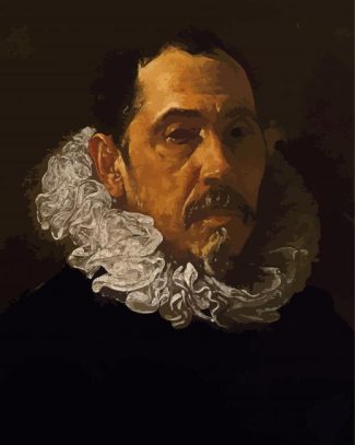 Portrait Of Francisco Pacheco By Velazquez diamond painting
