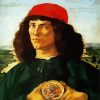 Portrait Of A Man With a Medal Of Cosimo The Elder By Botticelli diamond painting