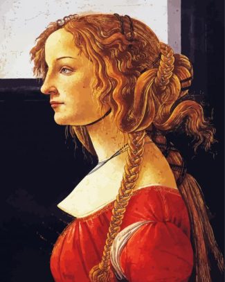 Portrait Of A Young Woman Botticelli diamond painting