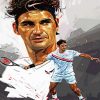 Roger Federer Player diamond painting