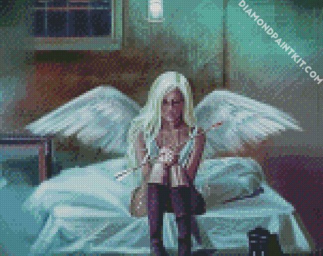 Sad Angel Girl diamond painting