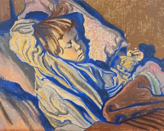 Sleeping Mietek By Wyspianski diamond painting