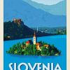 Poster Slovenia diamond painting