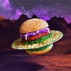 Space Burger diamond painting