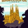 Spain Barcelona Gaudi Sagrada Familia diamond painting