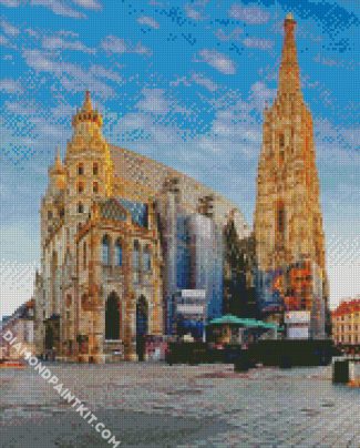 St Stephen's Cathedral In Wien diamond painting