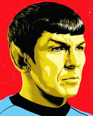 Star Trek Mr Spock diamond painting