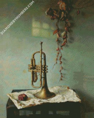 Still Life Trumpet diamond painting