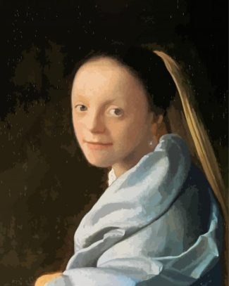 Study Of a Young Woman Vermeer diamond painting