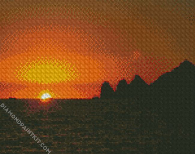 Sunset In Baja California diamond painting