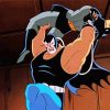 Supervillain Bane And Batman diamond painting