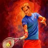Tennis Player Roger Federer diamond painting