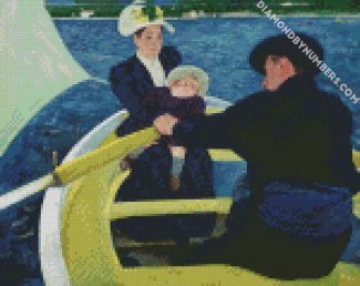 The Boating Party By Cassat diamond painting