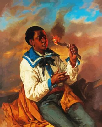 The Cigar Smoker diamond painting