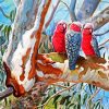 The Gala Cockatoo Birds diamond painting