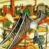 The Iron Bridge View Of Frankfurt By Beckmann diamond painting