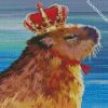 The Capybara Queen diamond painting