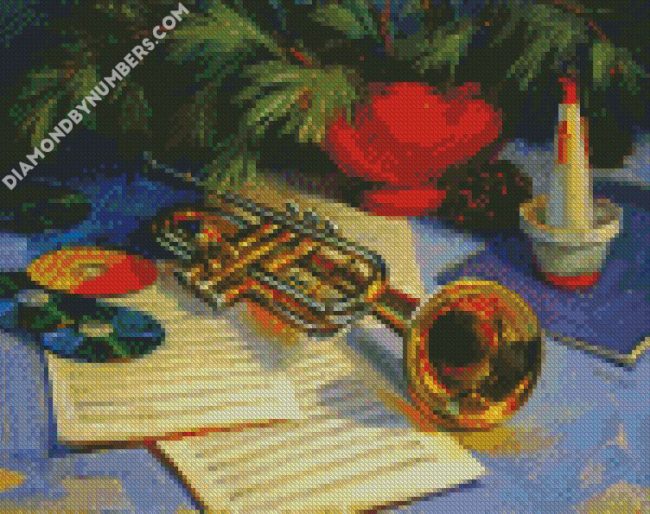 Trumpet Musical Instrument diamond painting