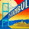 Turkey Bosphorus Bridge Poster diamond painting