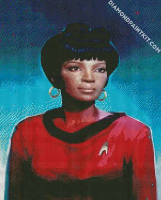 Uhura Star Trek Illustration diamond painting