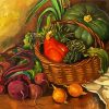 Vegetables Basket Still Life diamond painting