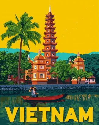 Vietnam Poster diamond painting